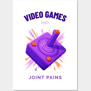 Video Games and Joint Pains Posters and Art